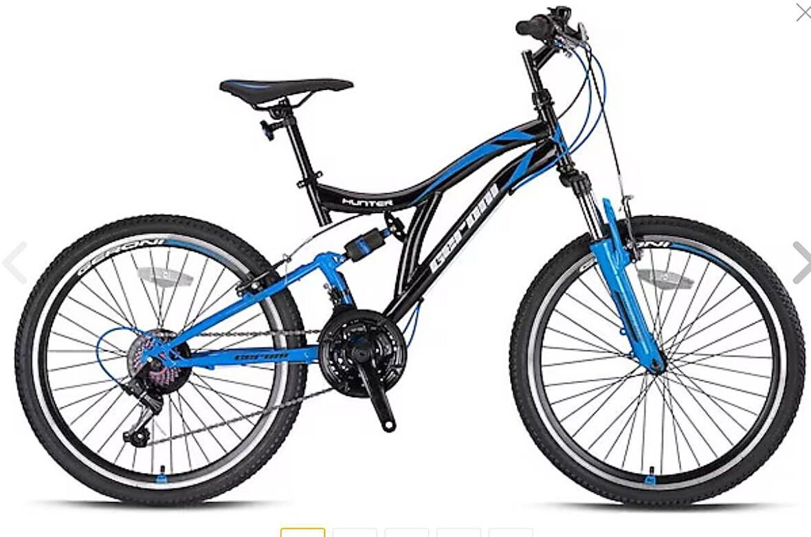 HUNTER - 26" MTB - 21 VİTES - V.B. - SİYAH-MAVİ/BEYAZ