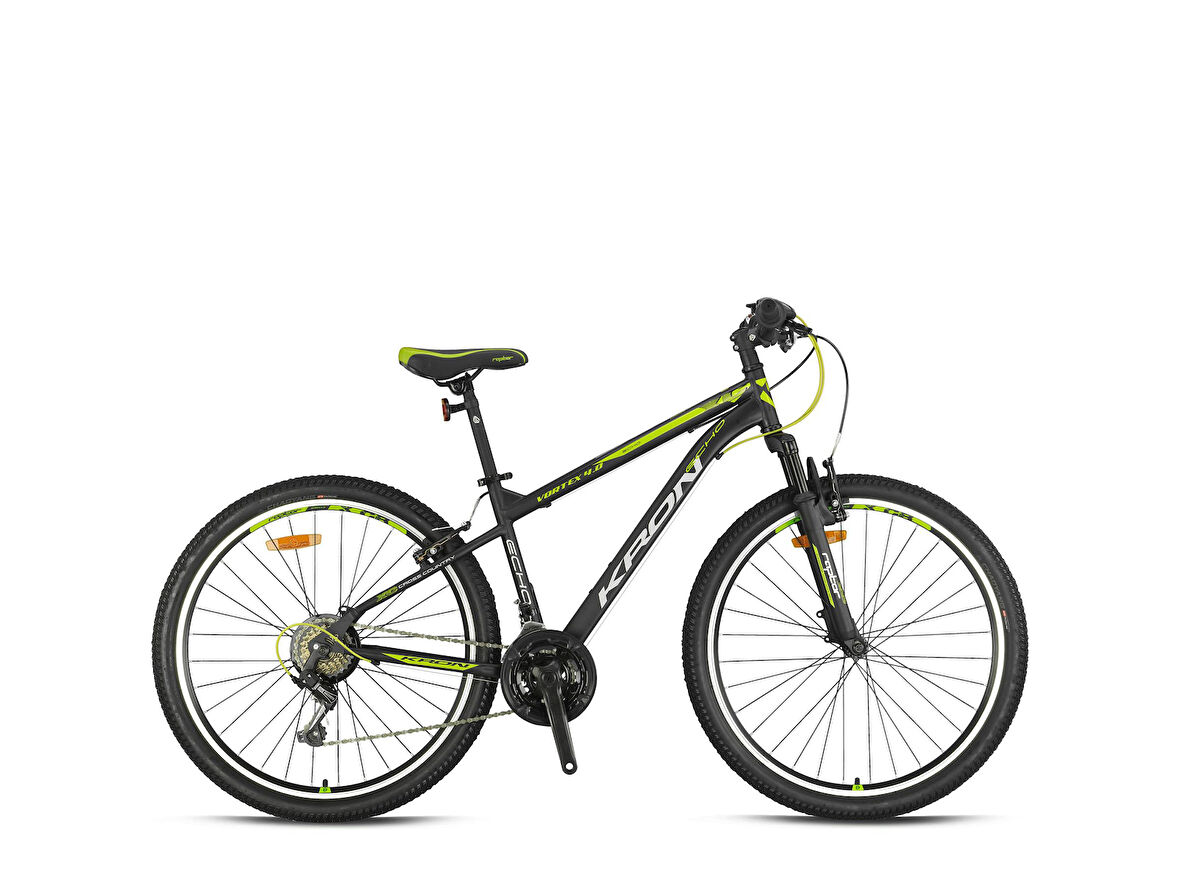 VORTEX 4.0 - 27.5  MTB - 15' - 21 Vites - M.DISC - Mat Siyah-Gri/Neon Sarı
