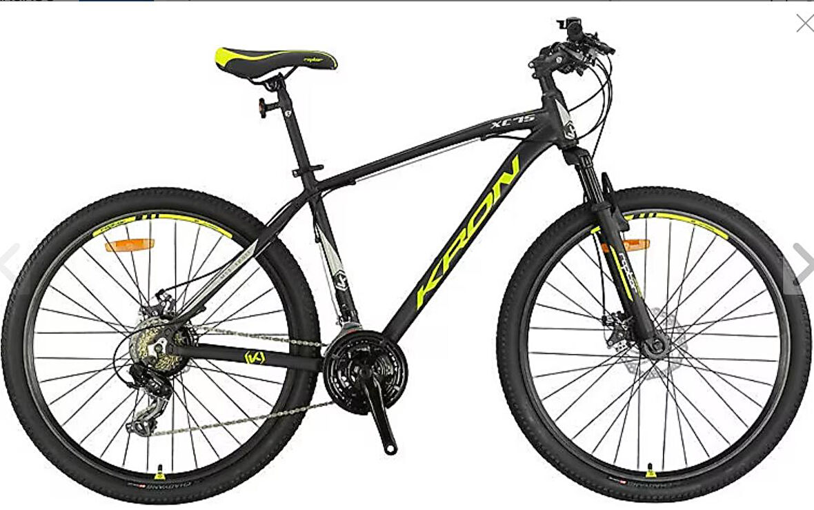 XC 75 - 29  MTB - 19' - 21 Vites - M.DISC. - Mat Siyah-Neon Sarı/Bej