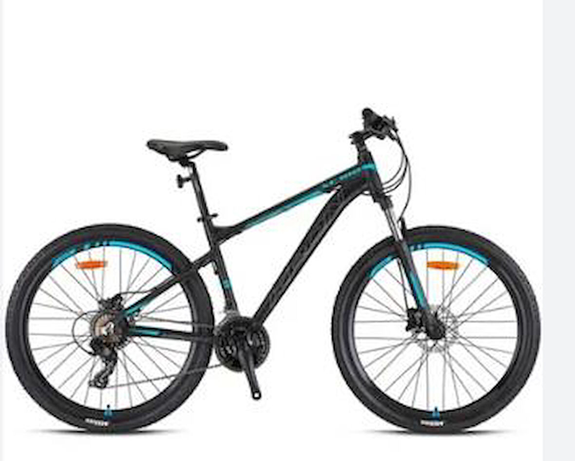 XC 100 - 27.5" MTB - 19' - 21 Vites - H.DISC - Mat Siyah-Gri/Turkuaz