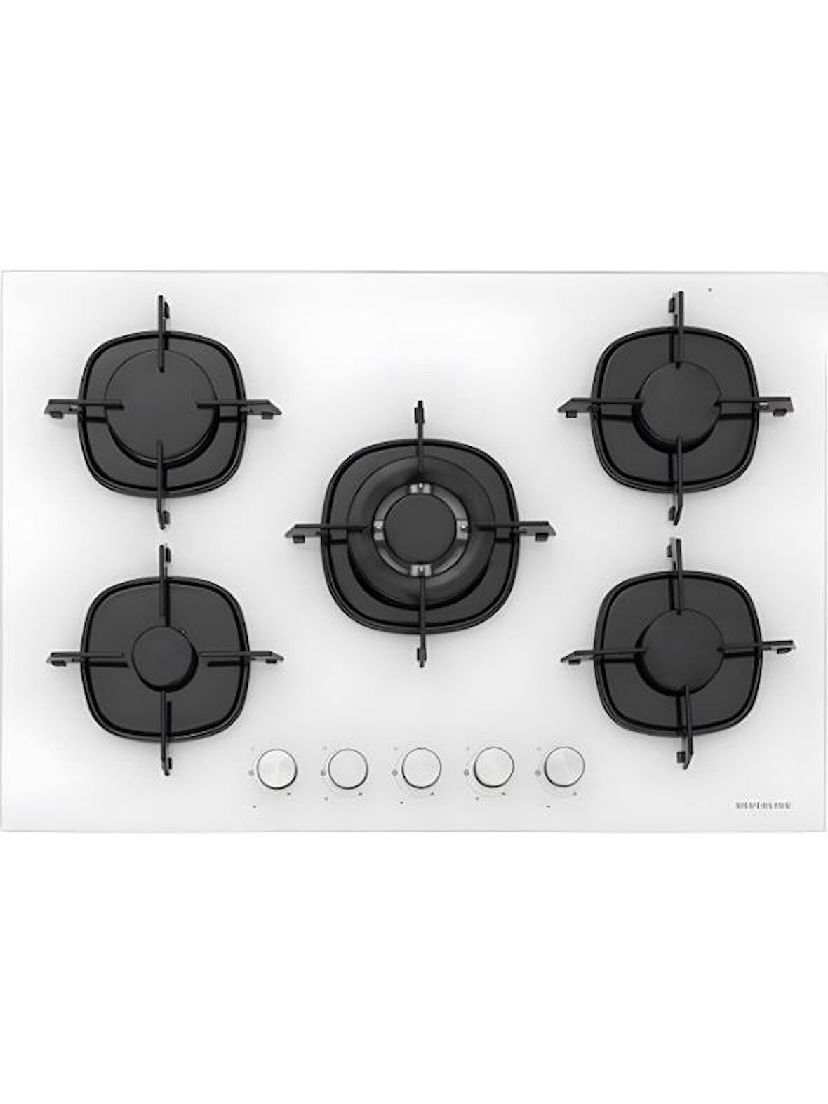 Silverline CS5801E7W01 Beyaz Gazlı Ankastre Ocak