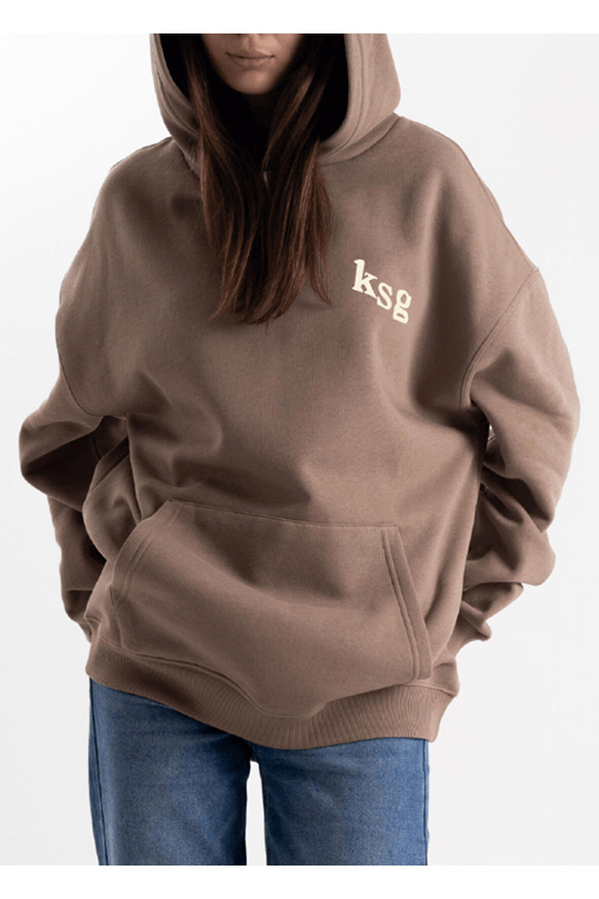 Unisex KSG Kapüşonlu Sweatshirt