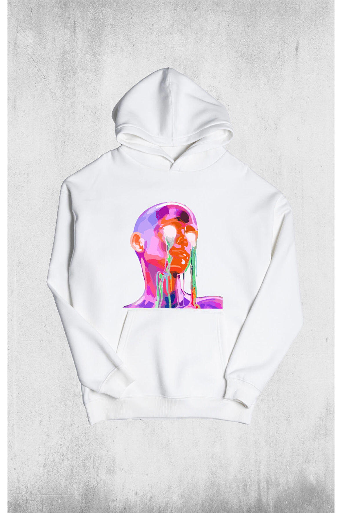 Unisex Rainbowman Kapüşonlu Sweatshirt