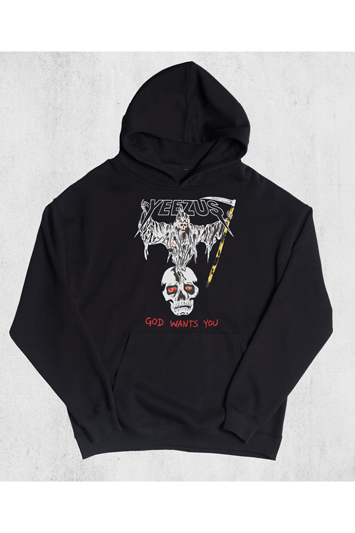 Unisex Yezuş Kapüşonlu Sweatshirt