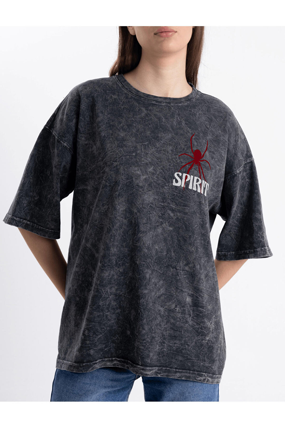Unisex Oversize Eskitme Spirit Tshirt