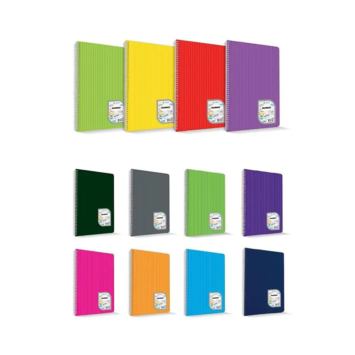 Çınar Colormaxi 60 Yaprak A5 Kareli Defter Spiralli - 2 adet
