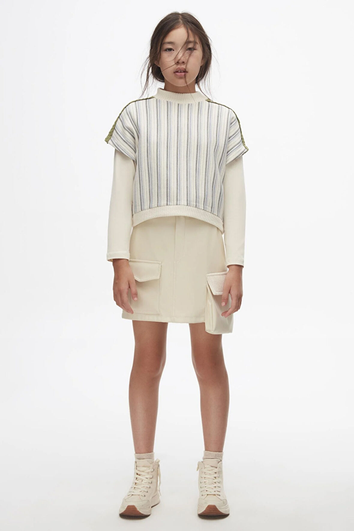 Nk Kız Çocuk Bloom Etek 10-16 Yaş Krem