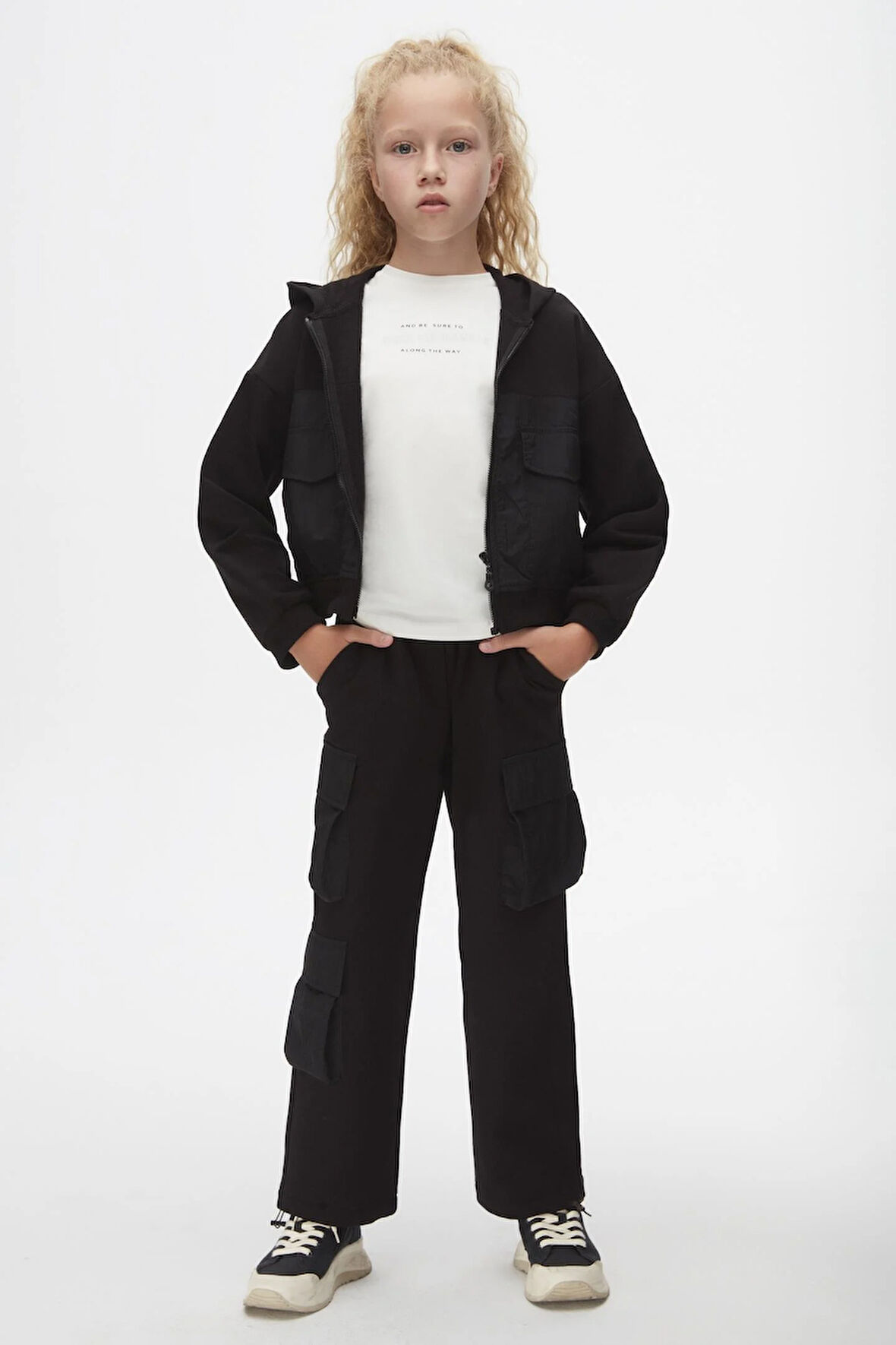 Nk Begin Fermuarlı Hırka 8-14 Yaş Siyah