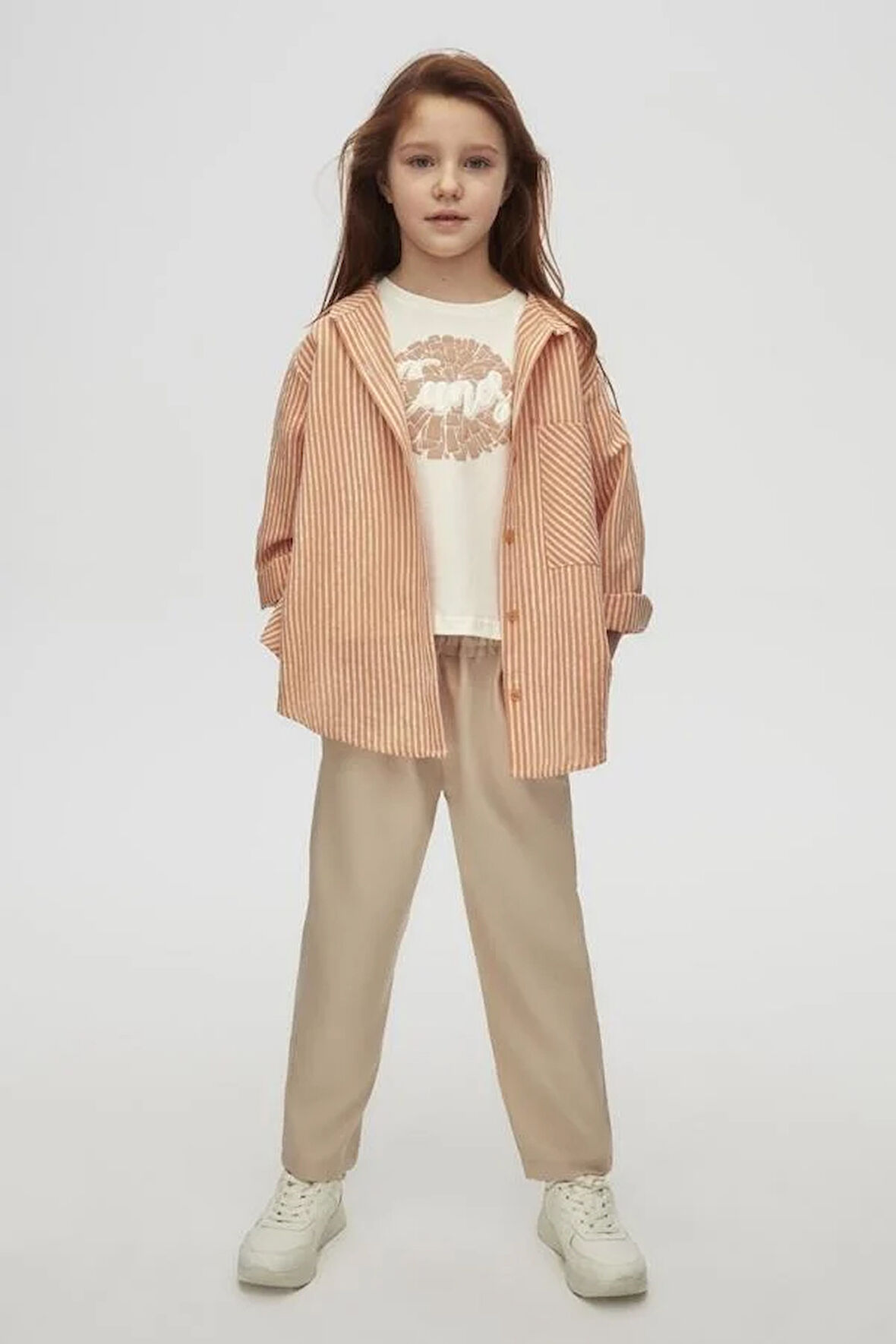 Nk Kz Çocuk Majove Gömlek 8-14 Yaş Coral