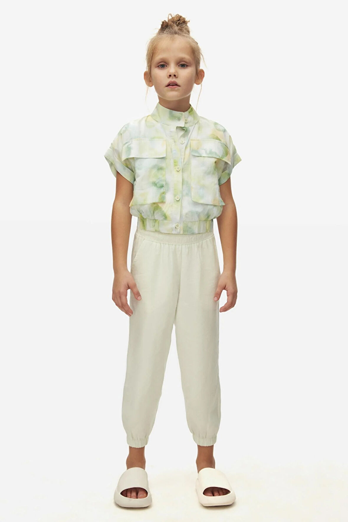 Nk Kız Çocuk Georgia Yelek 4-8 Yaş Yeşil