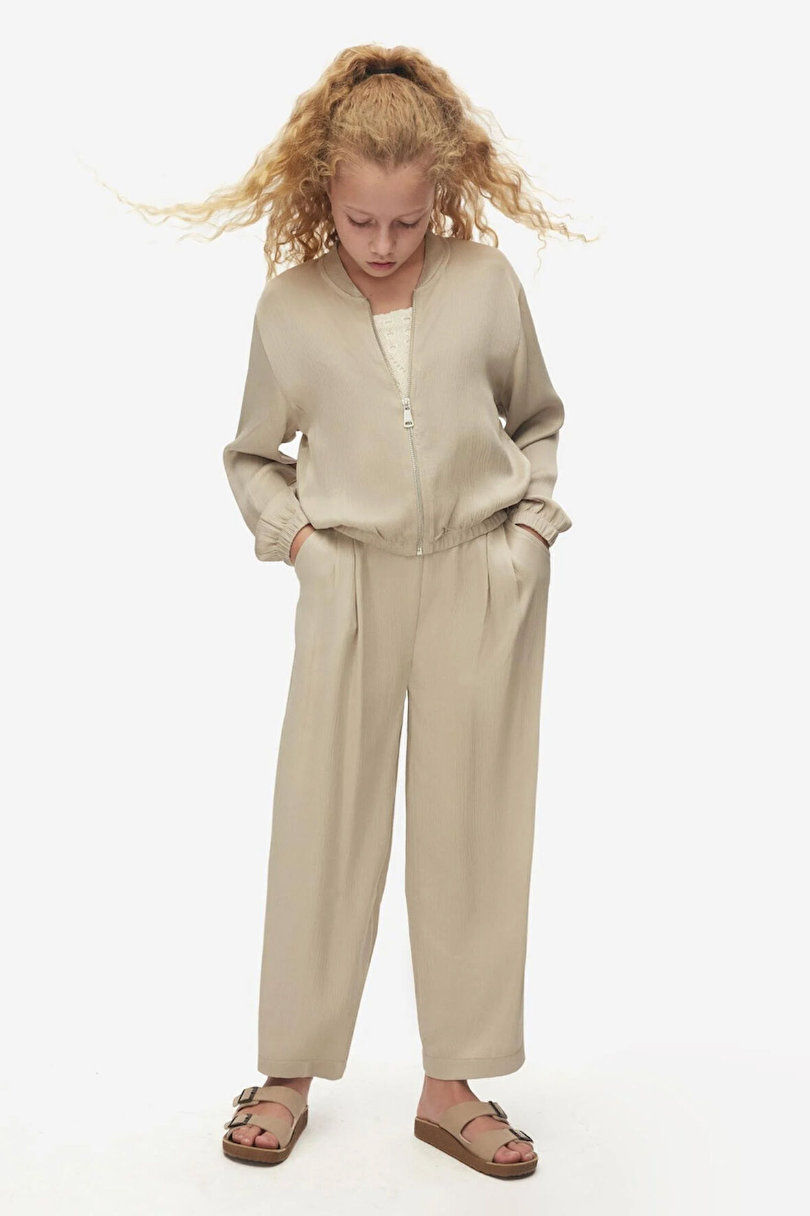 Nk Kız Çocuk Mallorca Ceket 8-14 Yaş VİZON