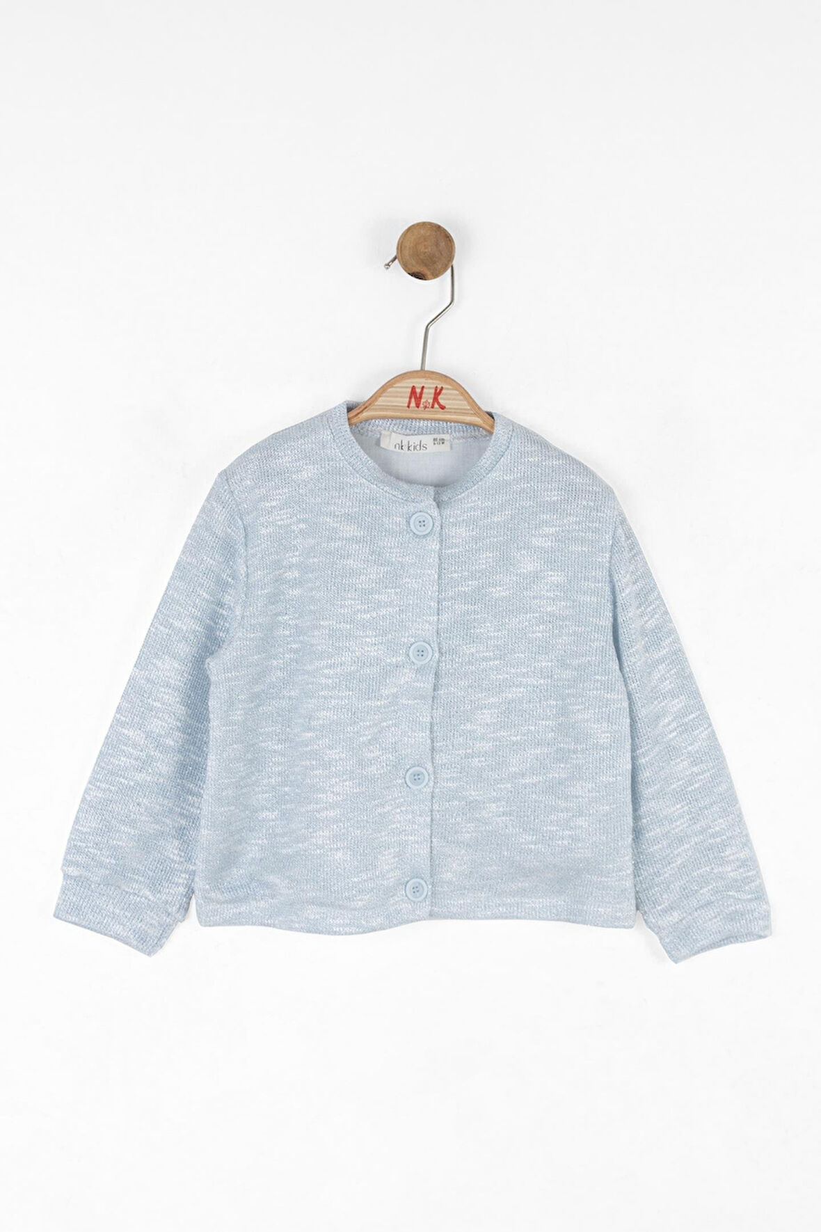 Nk Kız Bebek Glitter Hırka 1-4 Yaş Mavi