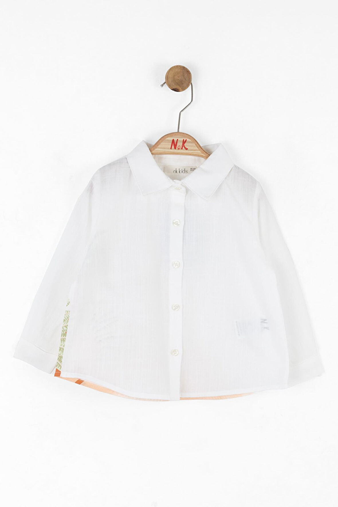 Nk Kız Bebek Arrakis Gömlek 1-4 Yaş Ekru