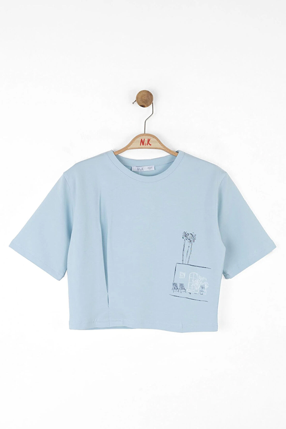 Nk Kız Çocuk View Tshirt 8-14 Yaş Mavi