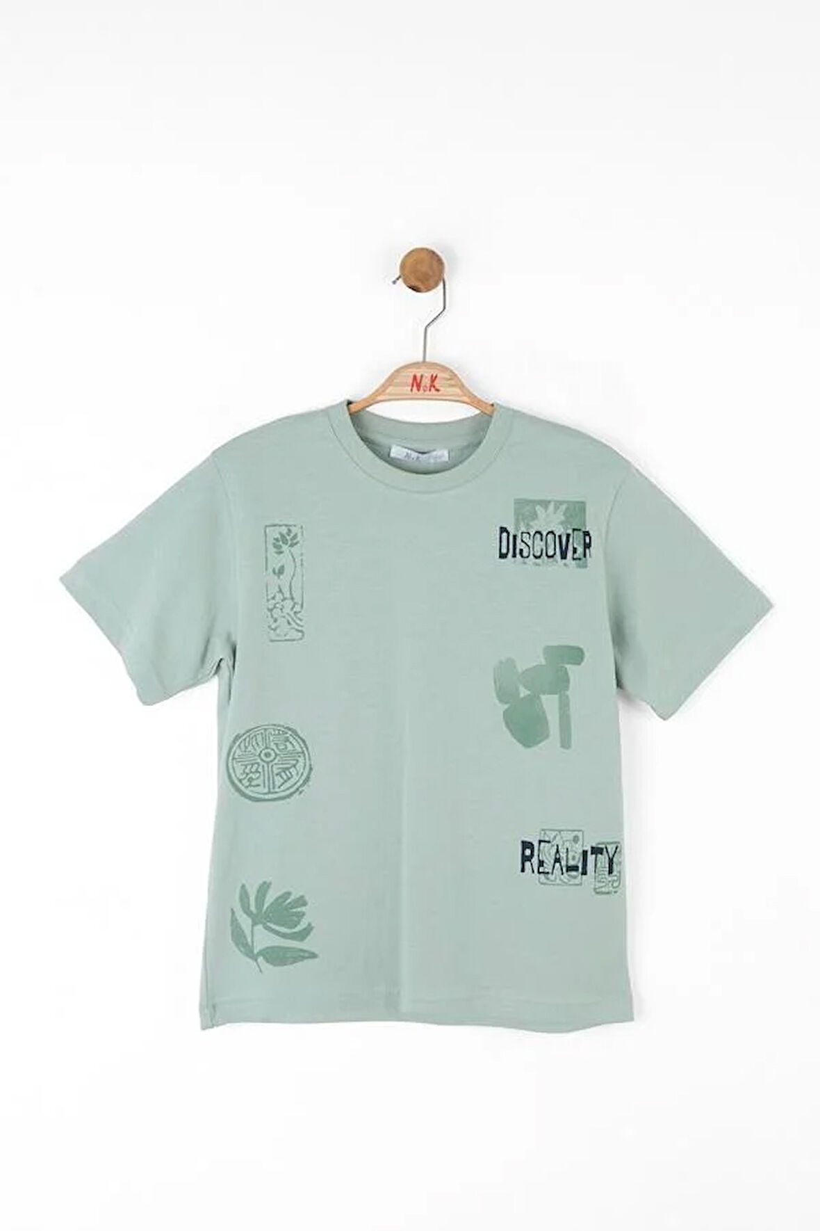 Nk Erkek Çocuk Discover Tshirt 8-14 Yaş Yeşil