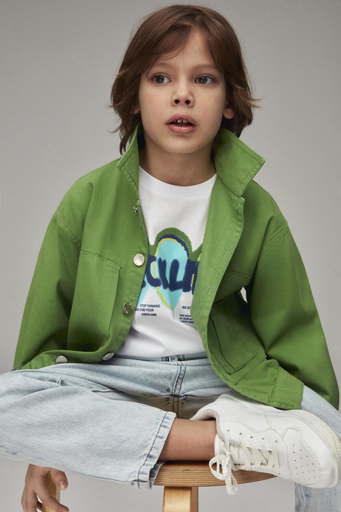 Nk Erkek Çocuk Cause Ceket 4-8 Yaş Yeşil