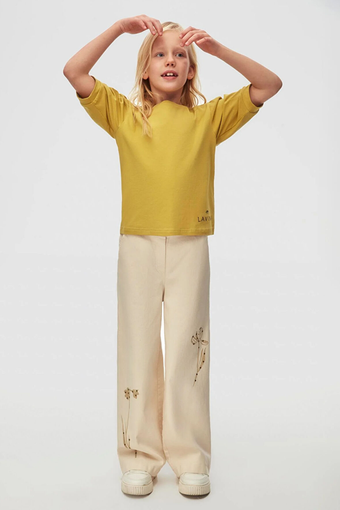 Nk Kız Çocuk Petunia Pantolon 8-14 Yaş Krem