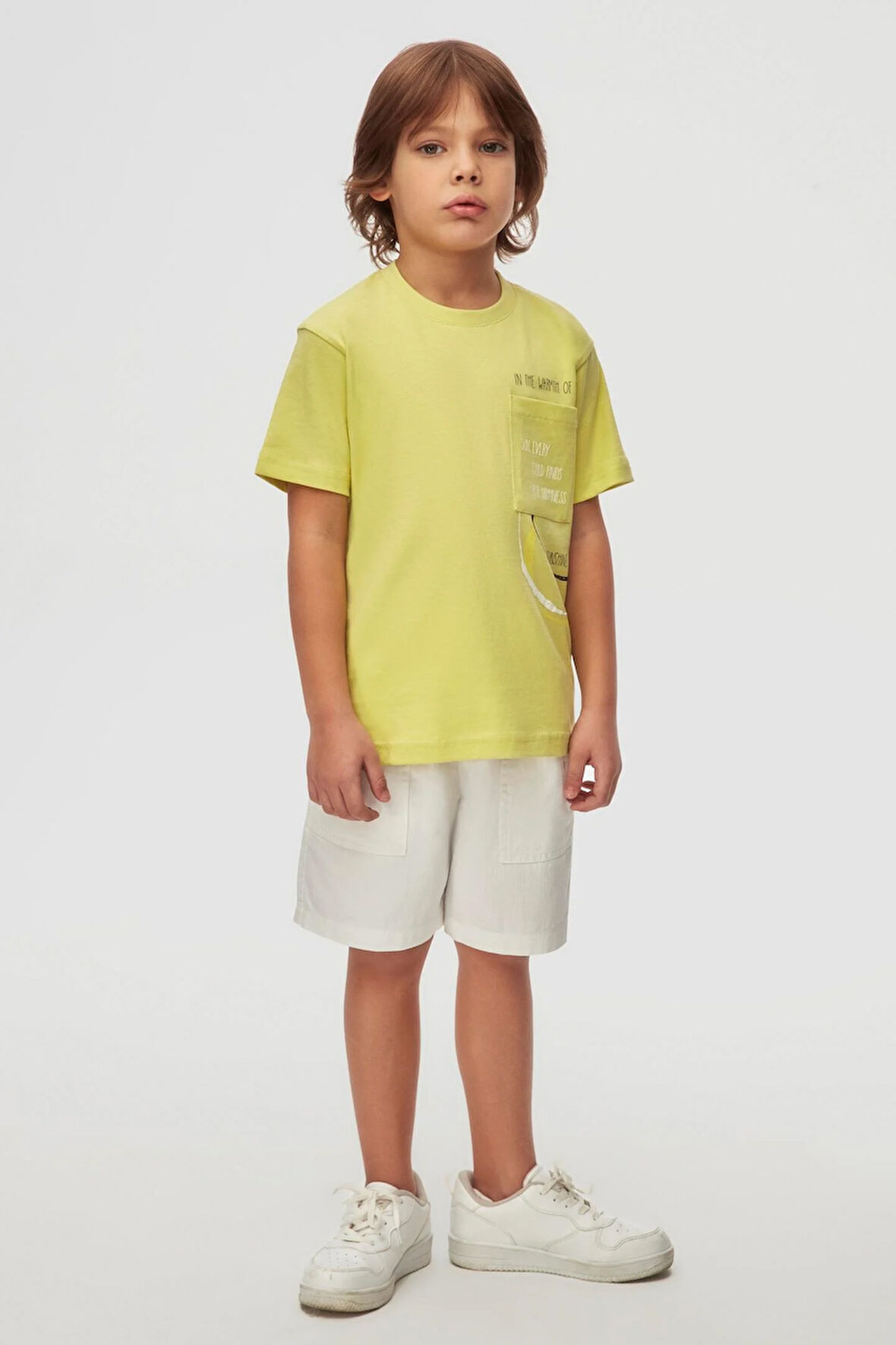 Nk Erkek Çocuk Child Tshirt 4-8 Yaş Sarı