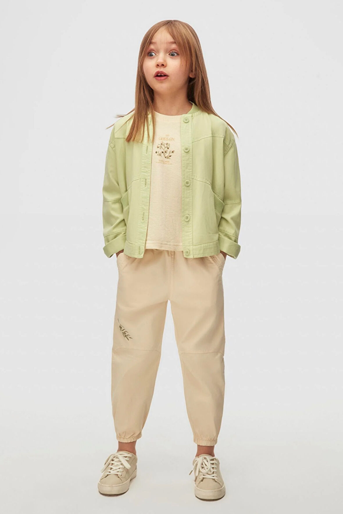 Nk Kız Çocuk Linden Ceket 4-8 Yaş Yeşil