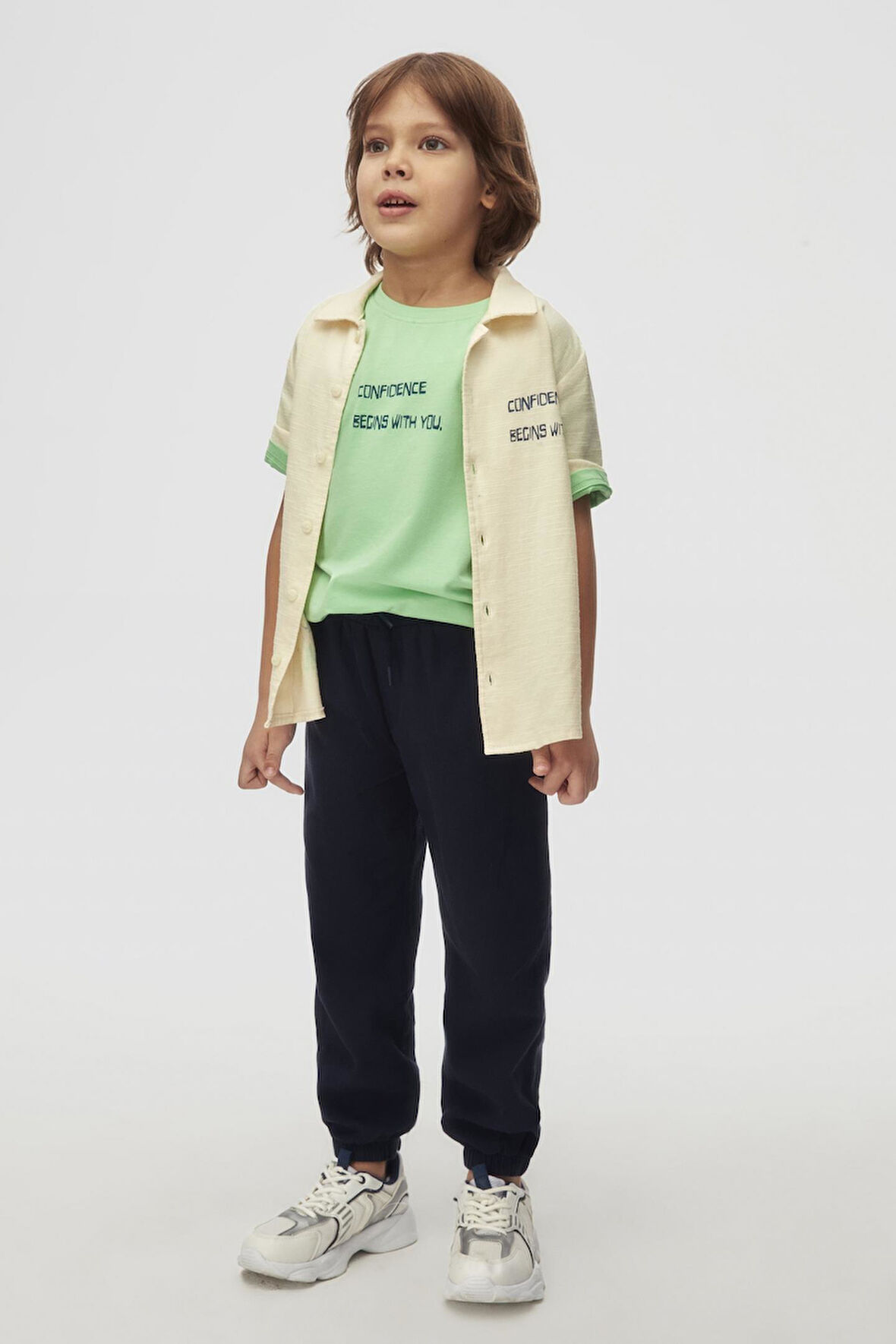 Nk Erkek Çocuk Bristol Gömlek 4-8 Yaş Krem