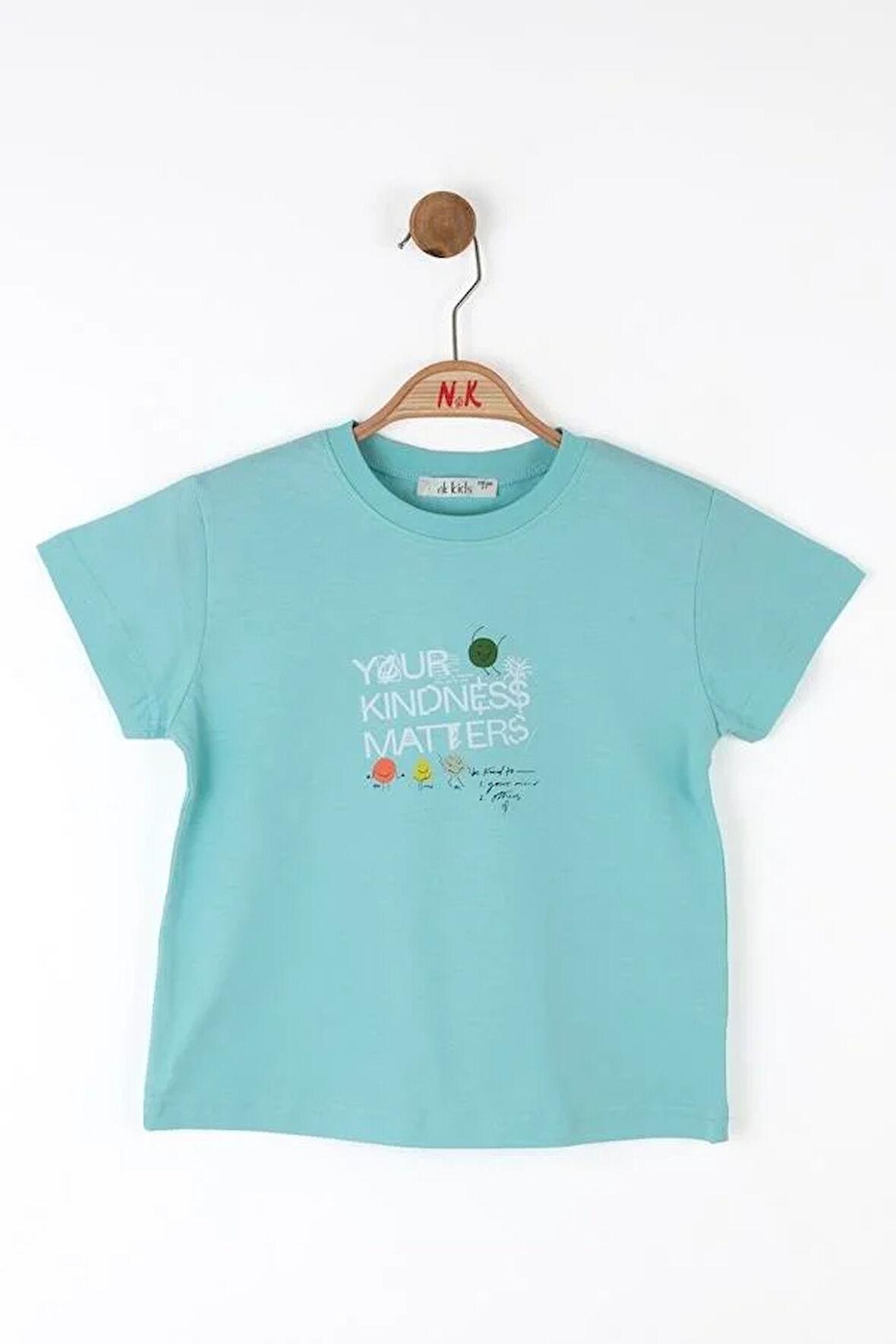 Nk Kız Çocuk Matters Tshirt 4-8 Yaş Mint