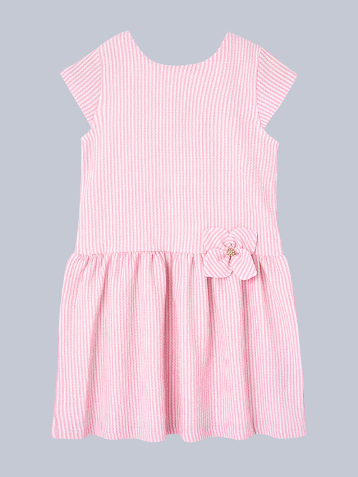 Losan Kız Çocuk Elbise 2-7 Yaş Pembe