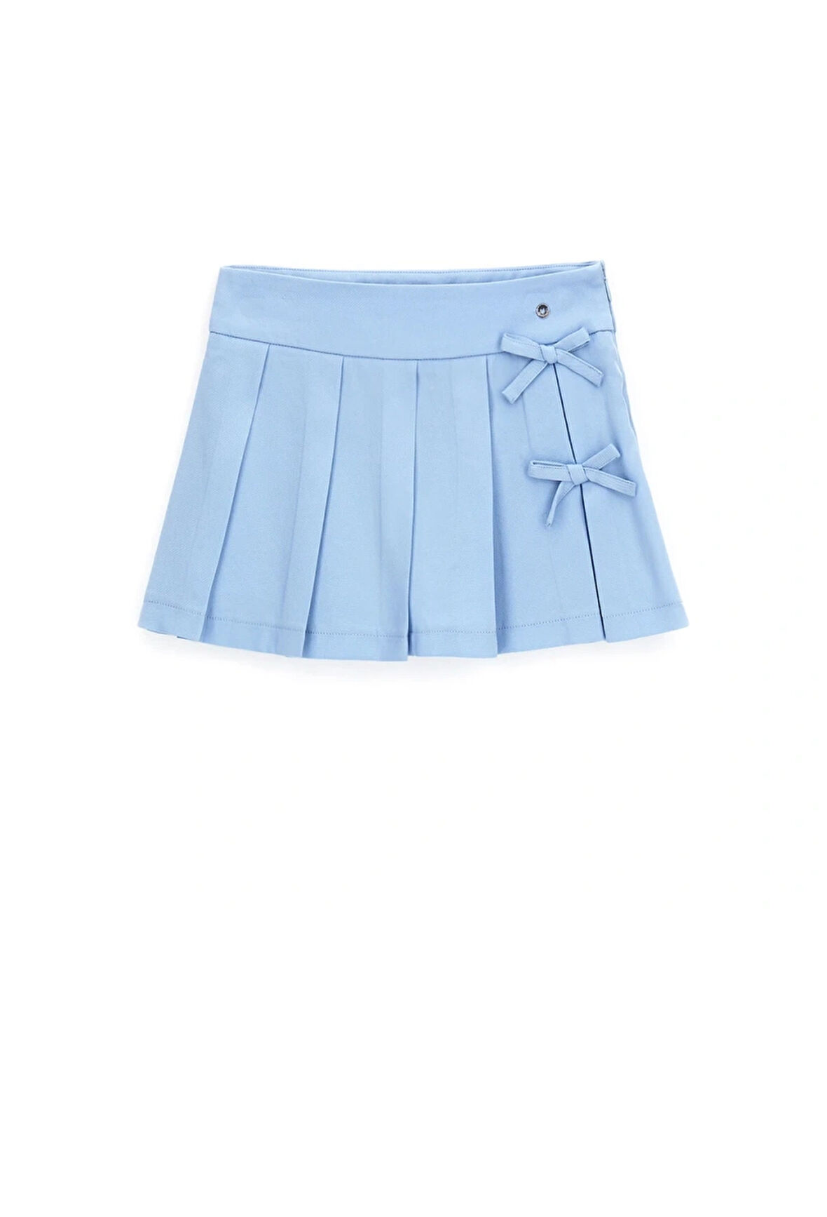 Original Marines Kız Çocuk Pileli Şort Etek 3-8 Yaş Mavi