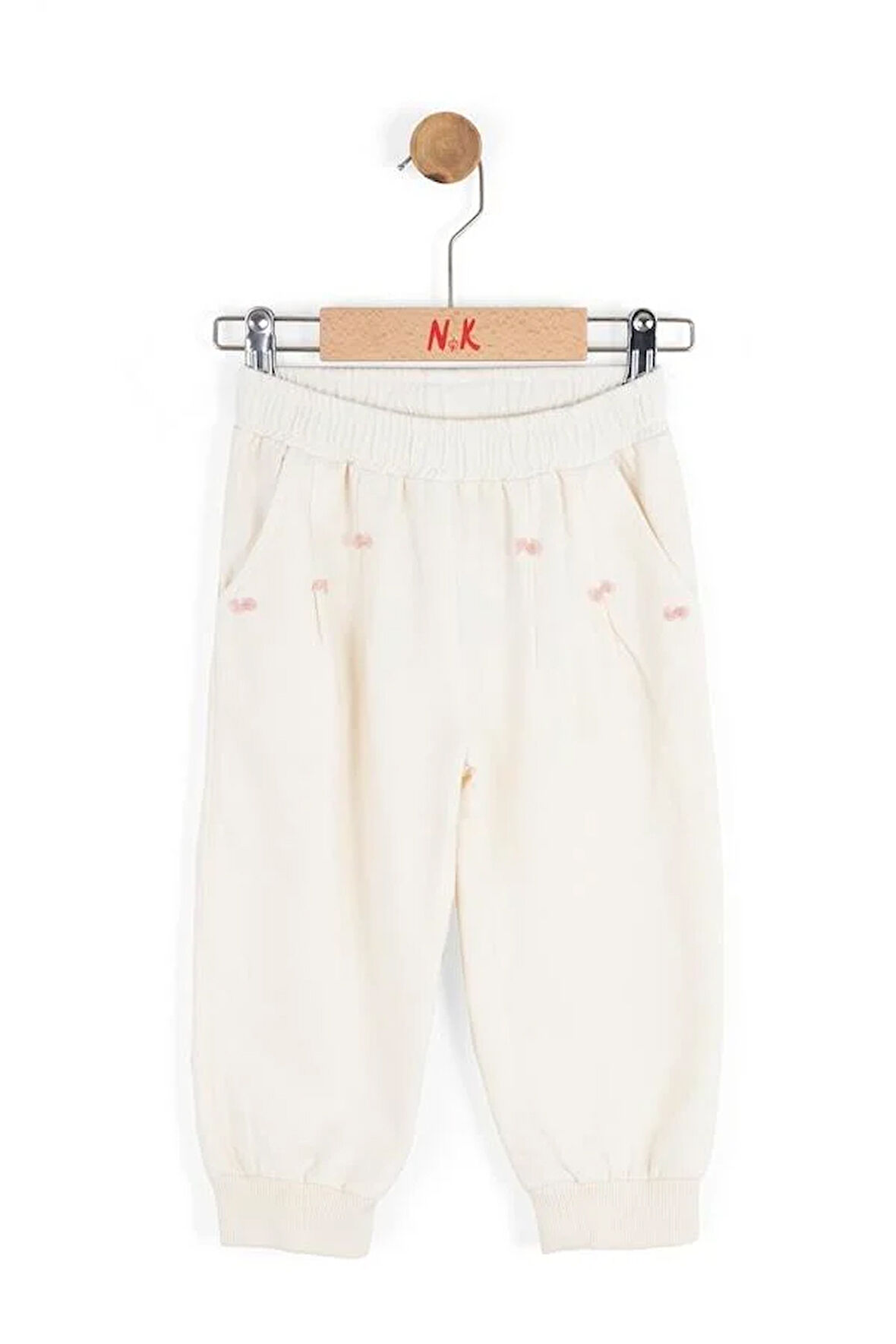 Nk Kız Bebek Little Pantolon 1-4 Yaş Krem