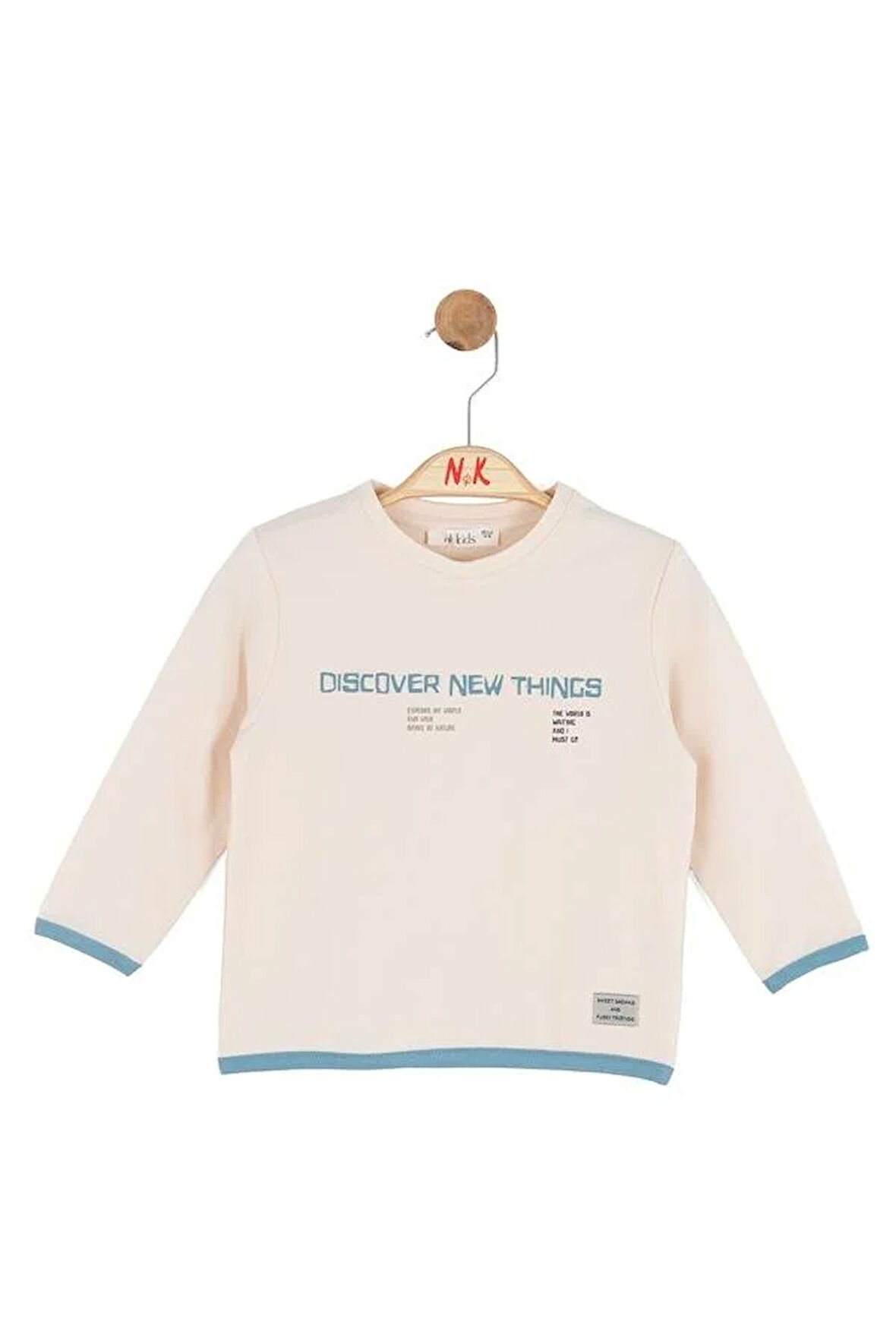 Nk Erkek Bebek New Sweatshirt 1-4 Yaş Mavi
