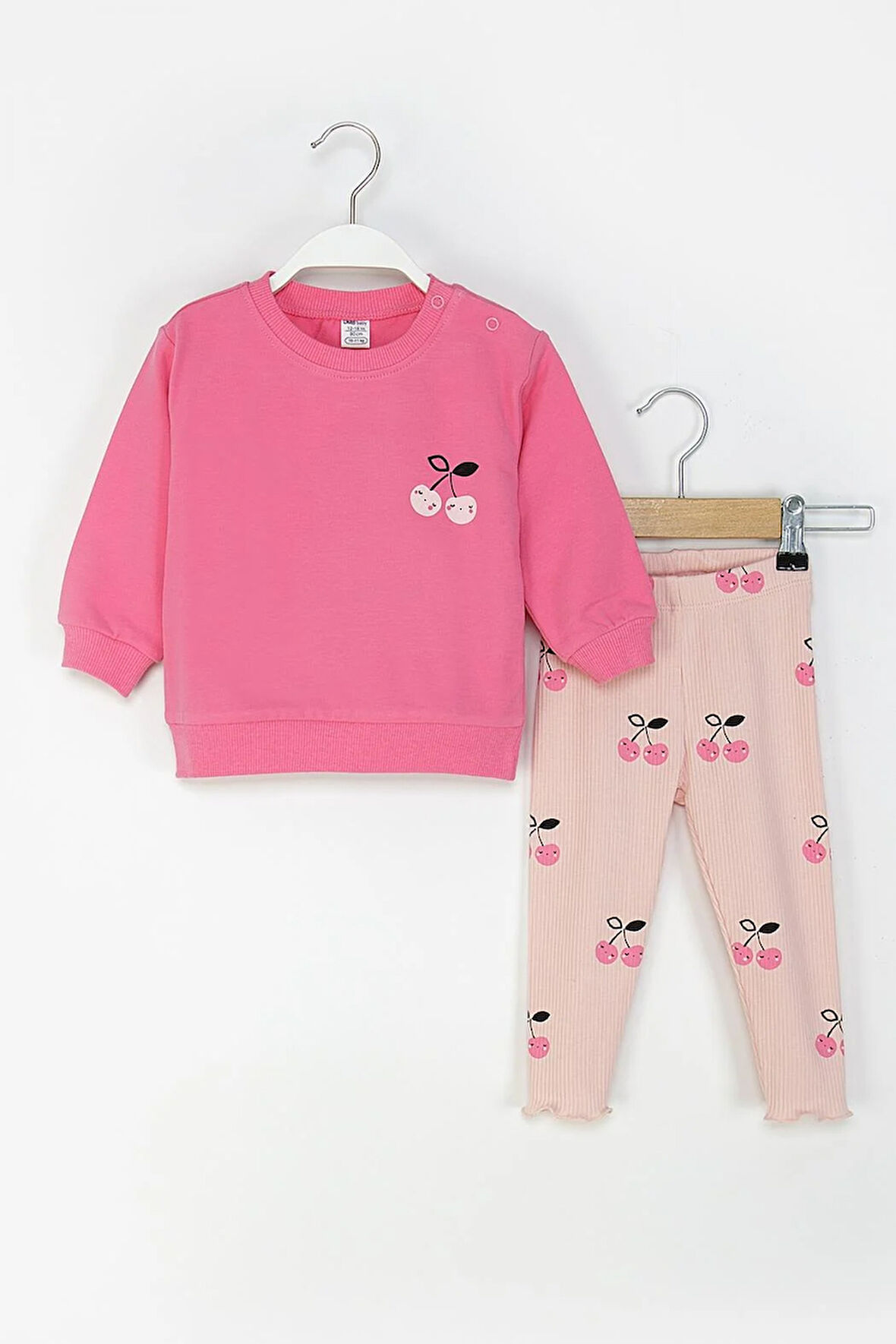 Dmb Kız Bebek Taytlı Takım 1-4 Yaş Fuşya