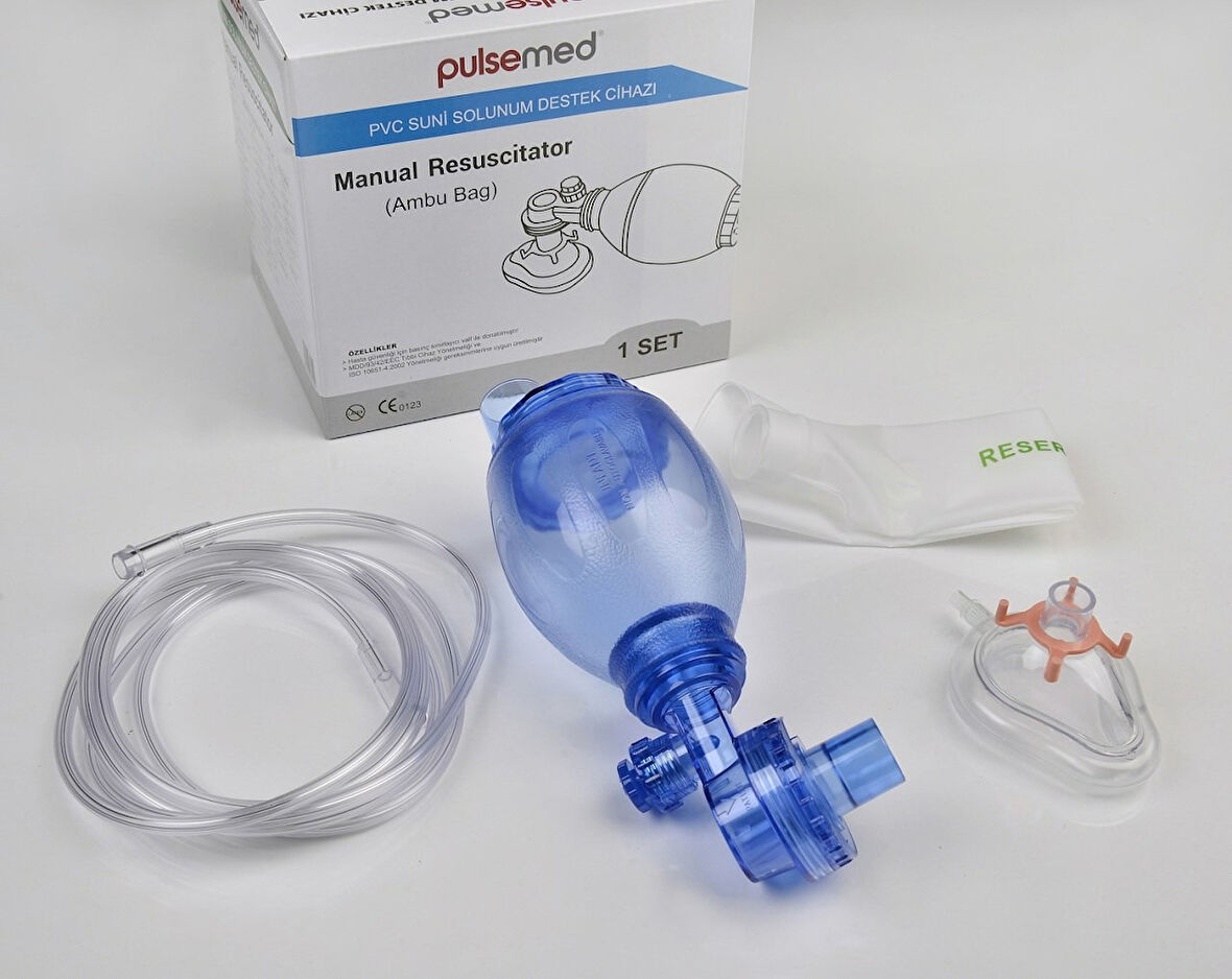 Medikaltec Pulsemed Solunum Cihazı PVC Yetişkin Ambu