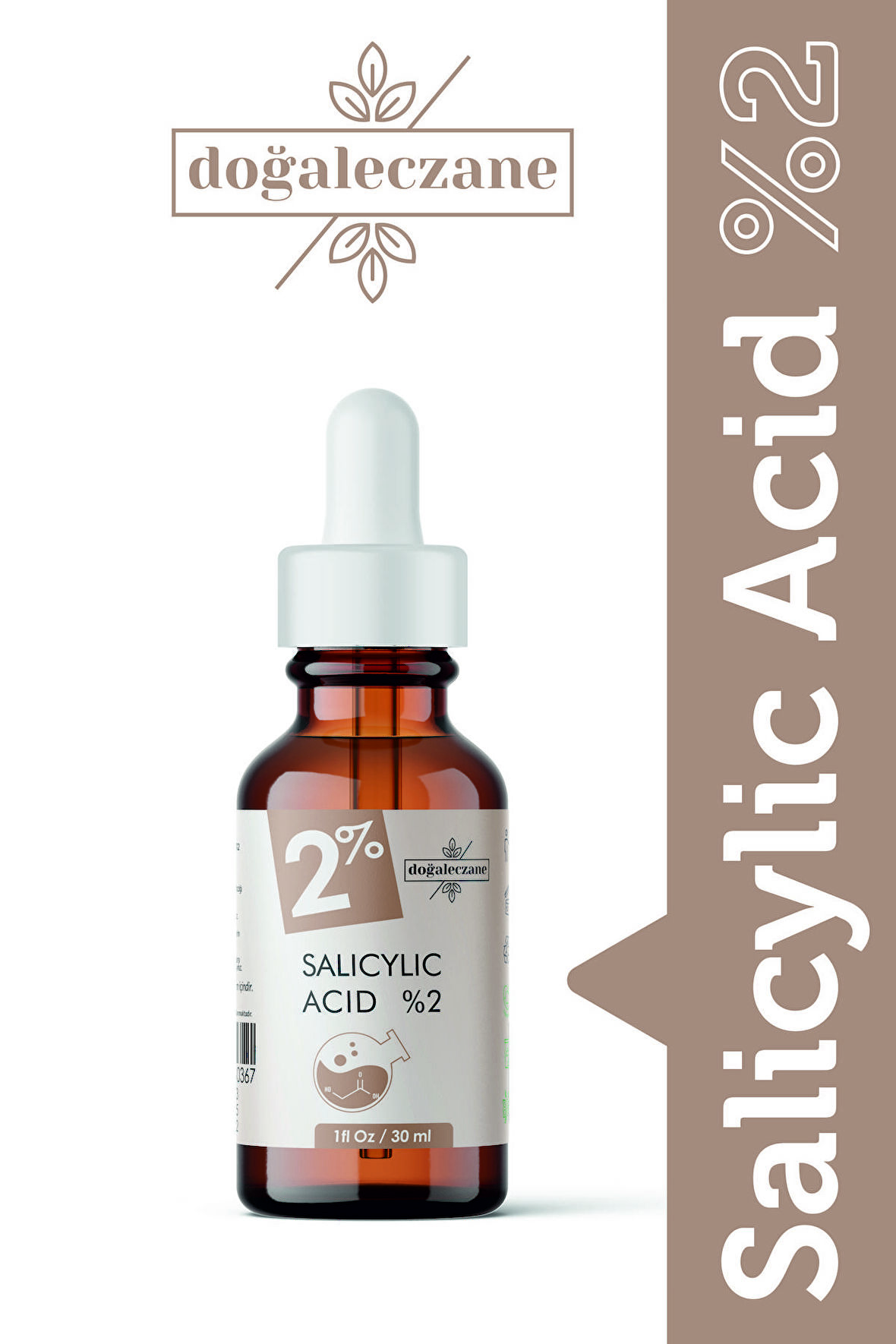 Bacak kalça Sivilceleri Salisilik Asit %2 | Salicylic Acid Peeling 30 ml