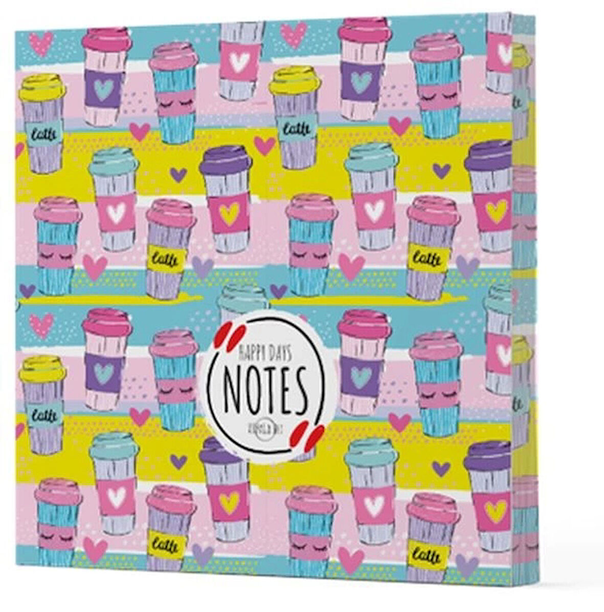 Kahve 10 - Çizgisiz Yan Boyamalı Defter