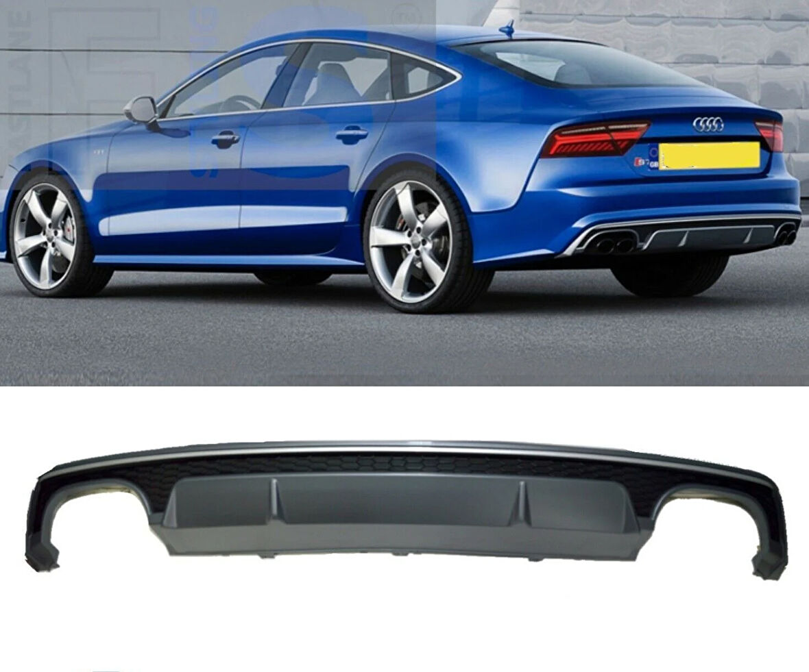 Autogp  Audi a7 s7 arka tampon difüzörü standart tampon uyumlu 2015 / 2018