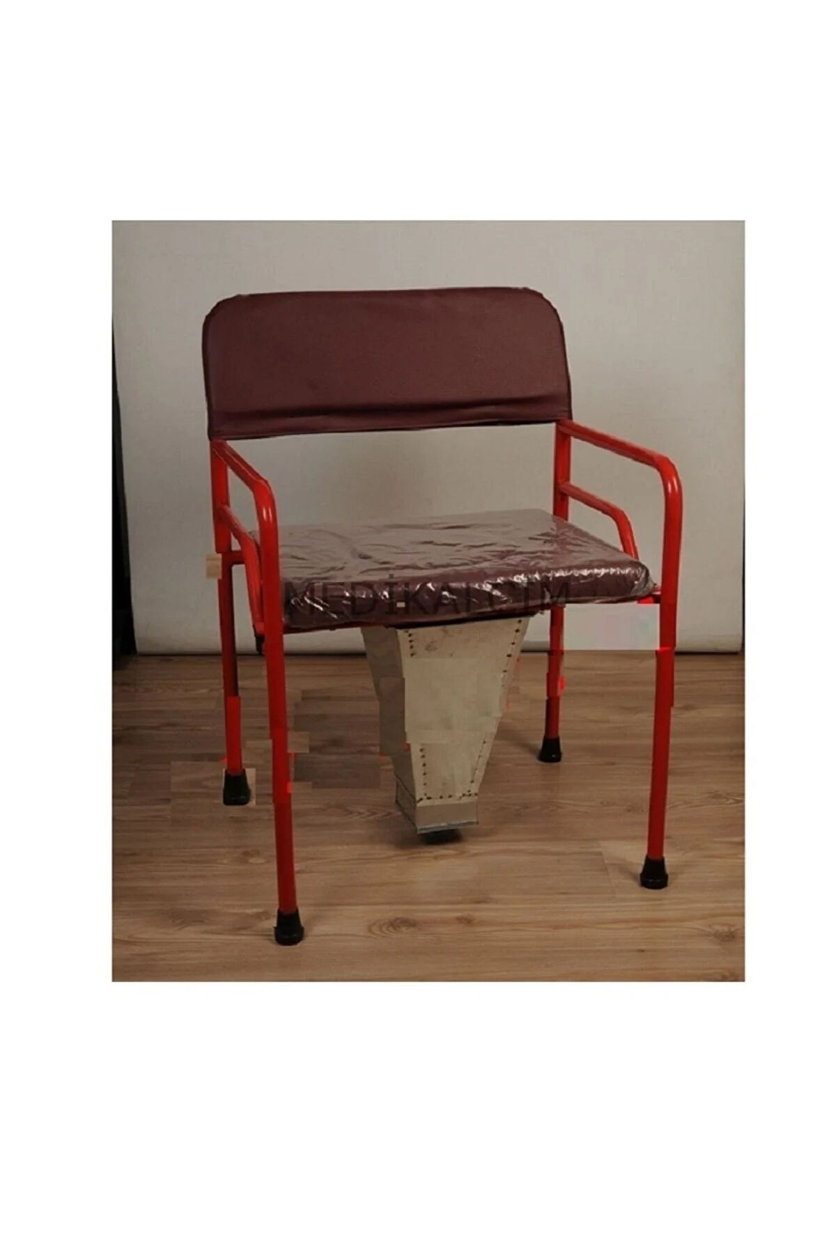 Medikaltec Baddal Boy Tuvalet Sandalyesi Şişman Hasta Tuvaleti