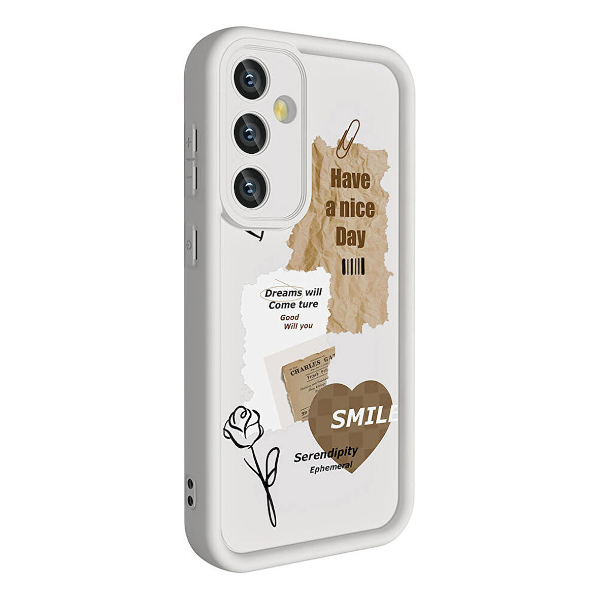 Galaxy S23 FE Kılıf Kamera Korumalı Baskılı Arka Yüzey Klas Kapak