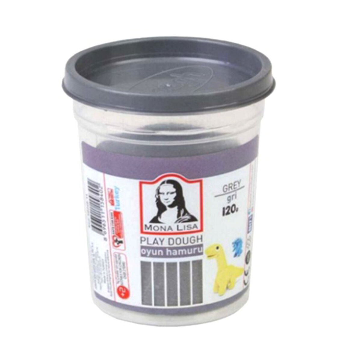Mona Lisa Oyun Hamuru 120Gr Gri - 3 adet
