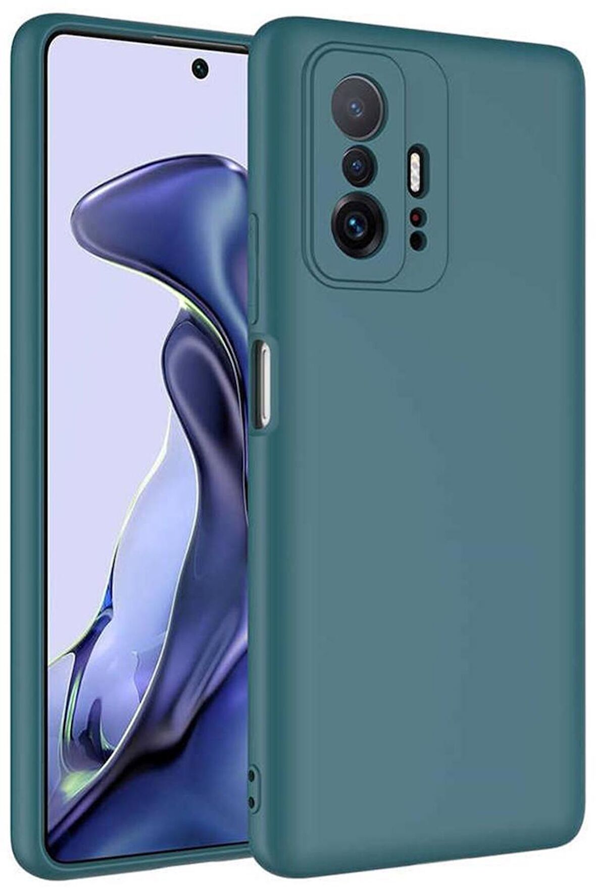 Xiaomi Mi 11T 5G Kılıf Lansman Tasarım İç Yüzeyi Kadife Silikon