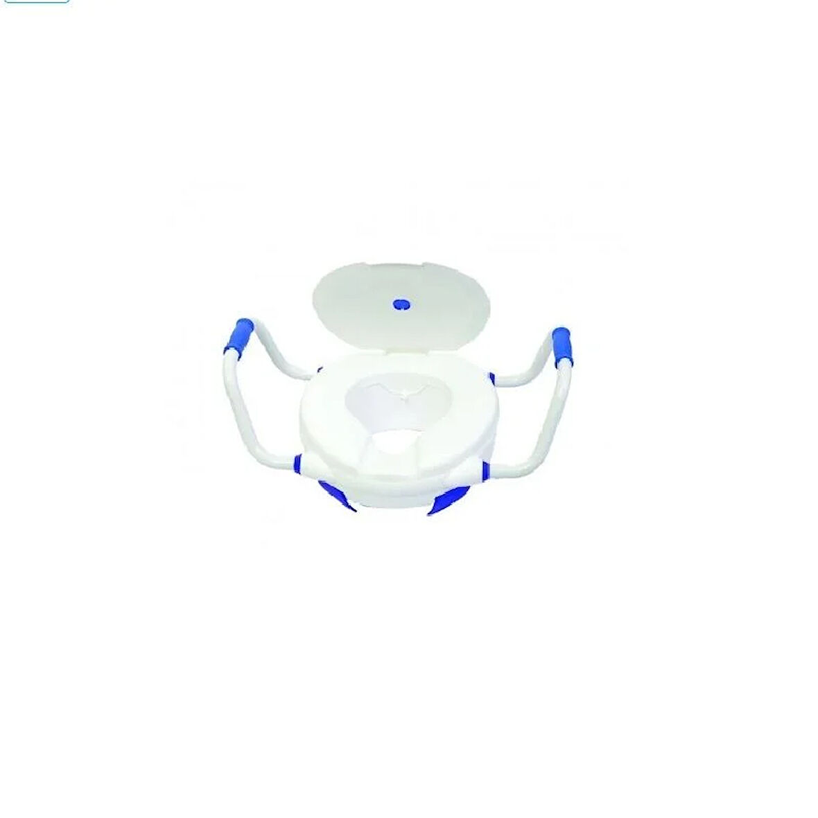 Medikalcim Klozet Yükseltici Kolçaklı Kapaklı Taharet Musluklu