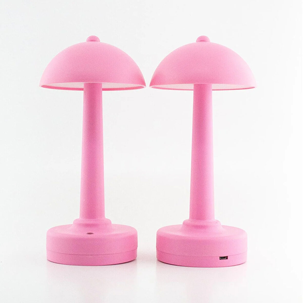 Light Design Şarjlı ve 3 Kademe Işık Ayarlı Masa Lambası Pembe