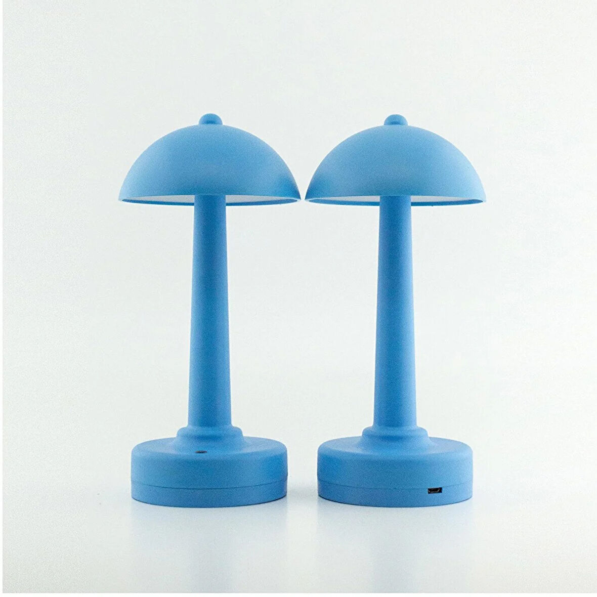 Light Design Şarjlı ve 3 Kademe Işık Ayarlı Masa Lambası Mavi