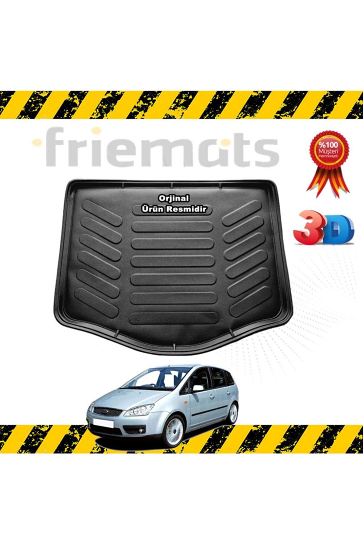 Ford C-max 3d Bagaj Havuz Paspası 2002-2009 Arası