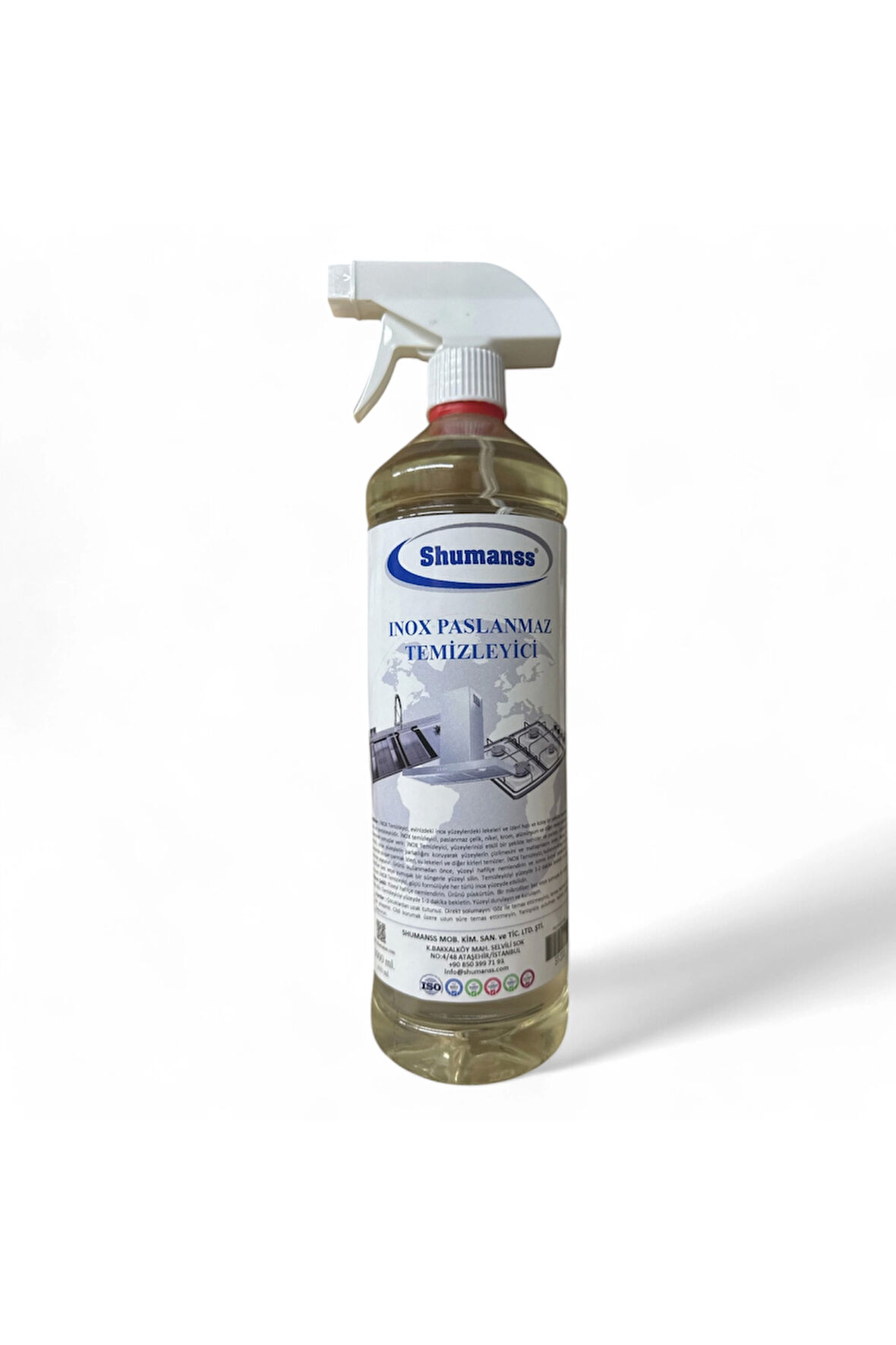 Shumanss İnox Paslanmaz Temizleyici 1 Lt