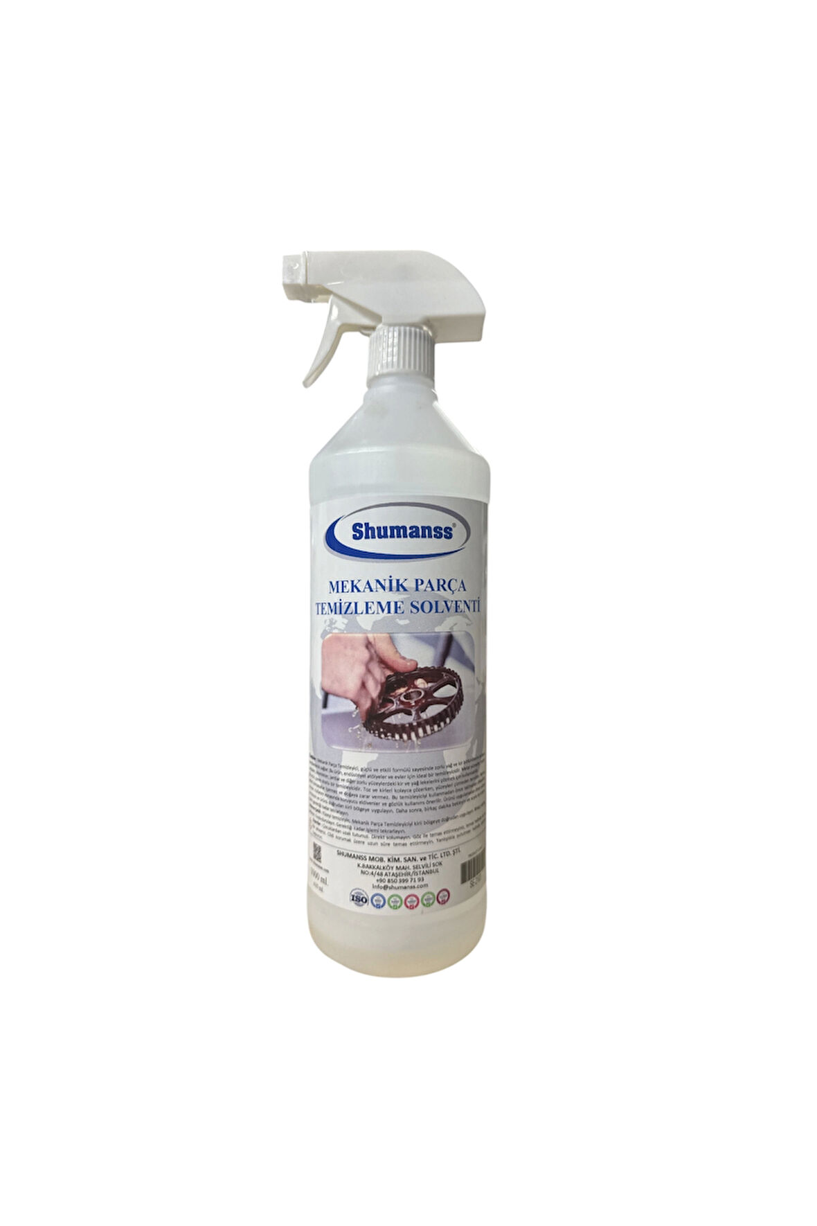 Shumanss Mekanik Parça Temizleyici Solvent 1 Lt