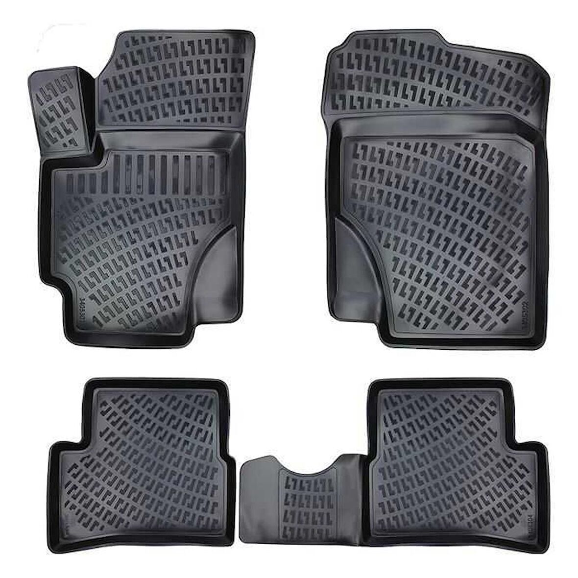 Rizline Hyundai Accent ERA 2006 -2012  3D Havuzlu Paspas Siyah