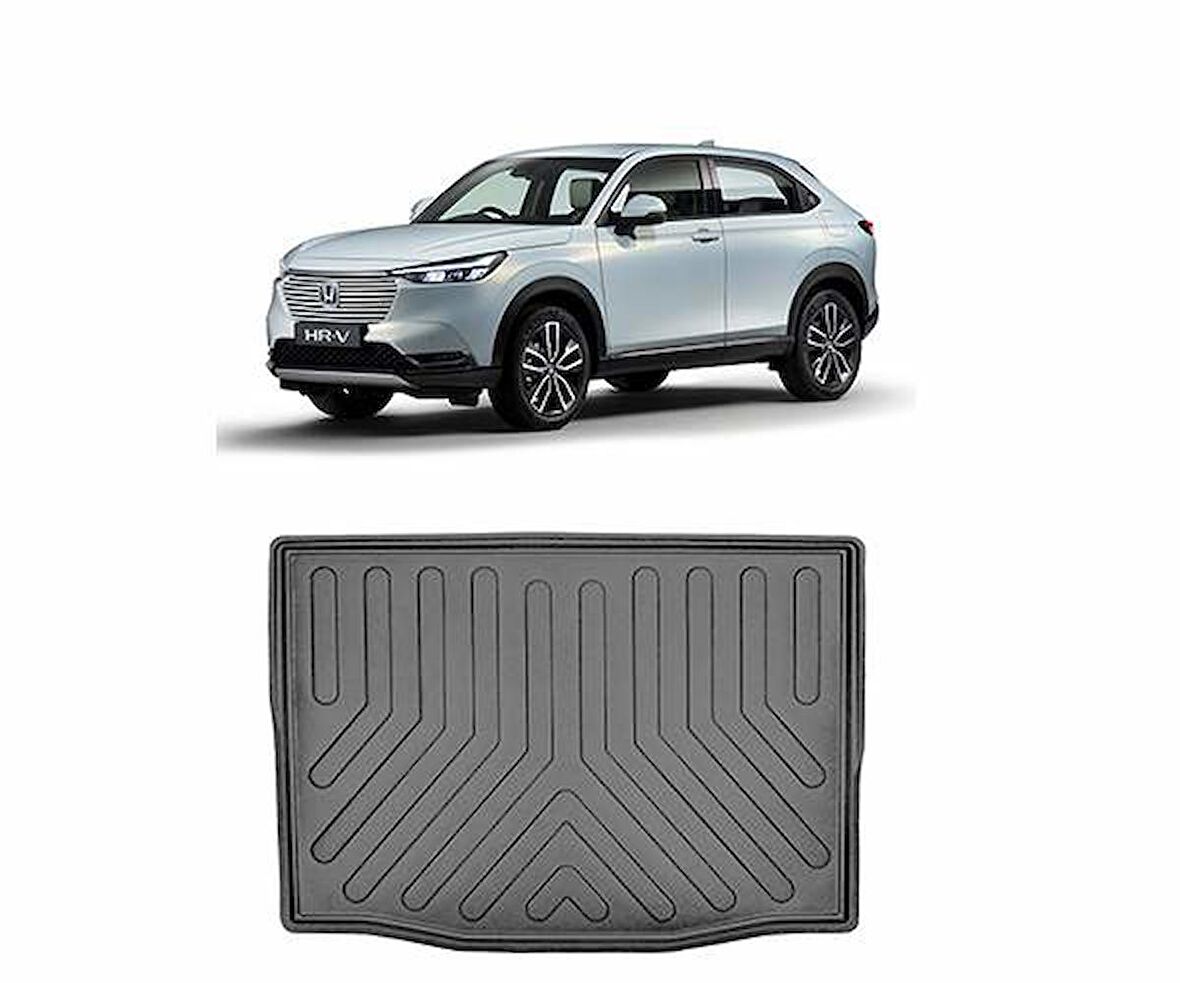Rizline Honda HR-V 2022 Sonrası 3D Bagaj Havuzu Siyah