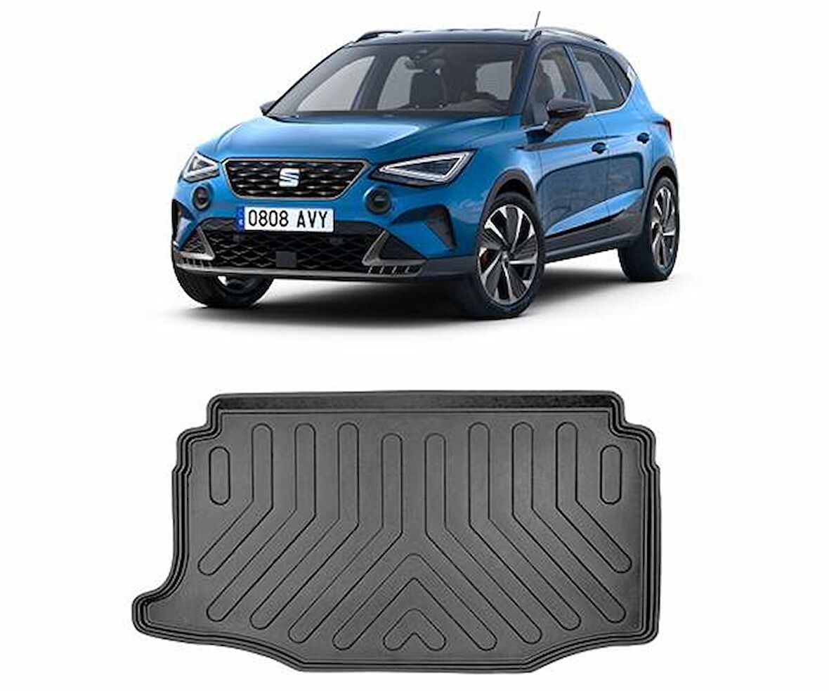 Rizline Seat Arona 2017 Sonrası Alt Konum 3D Bagaj Havuzu Siyah