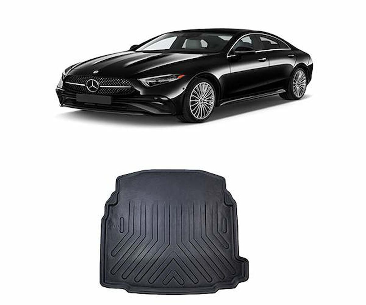 Rizline Mercedes CLS C257 2018 Sonrası Bagaj Havuzu Siyah