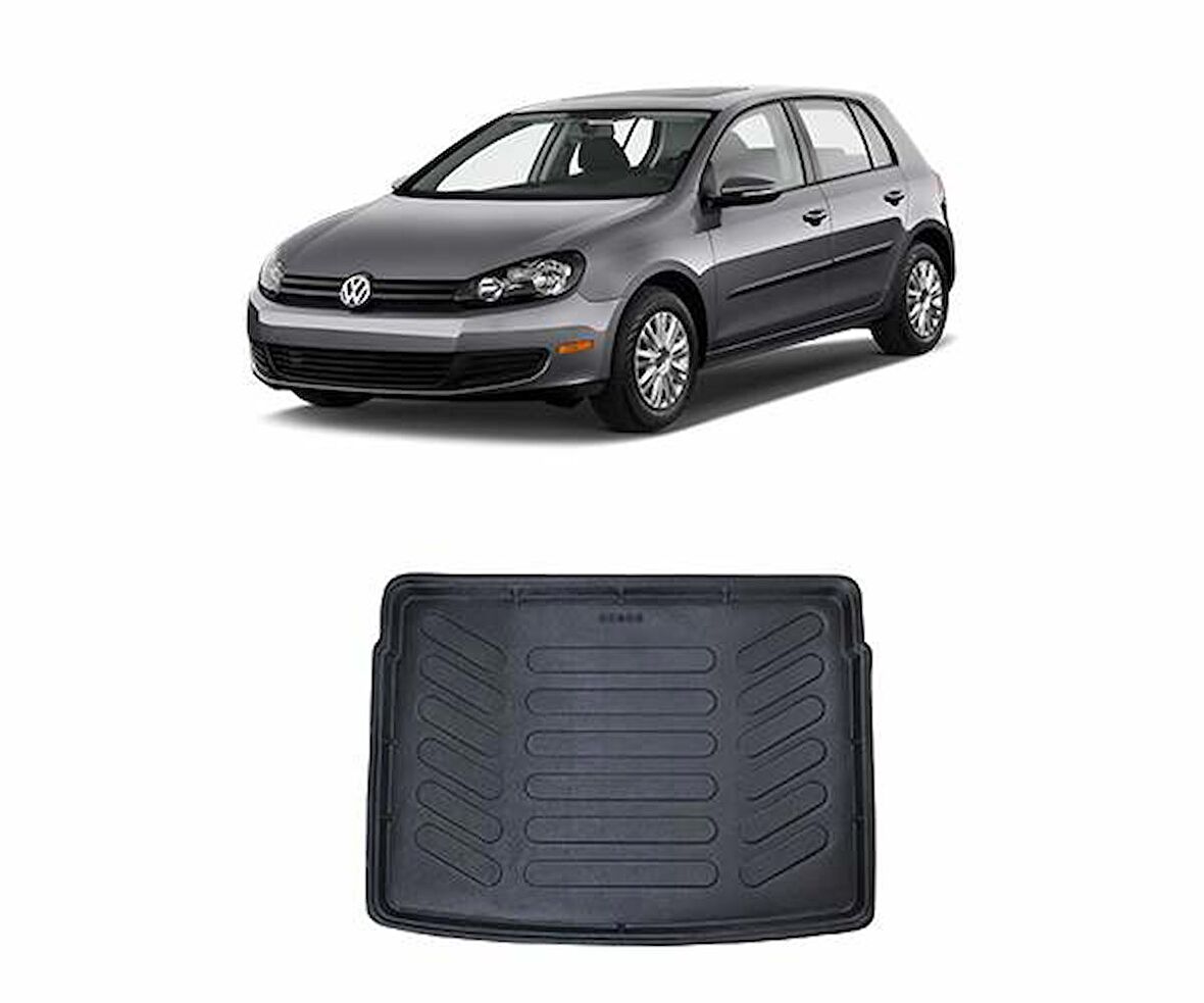 Rizline Volkswagen  Golf 6    2009-2012  3D Bagaj Havuzu Siyah