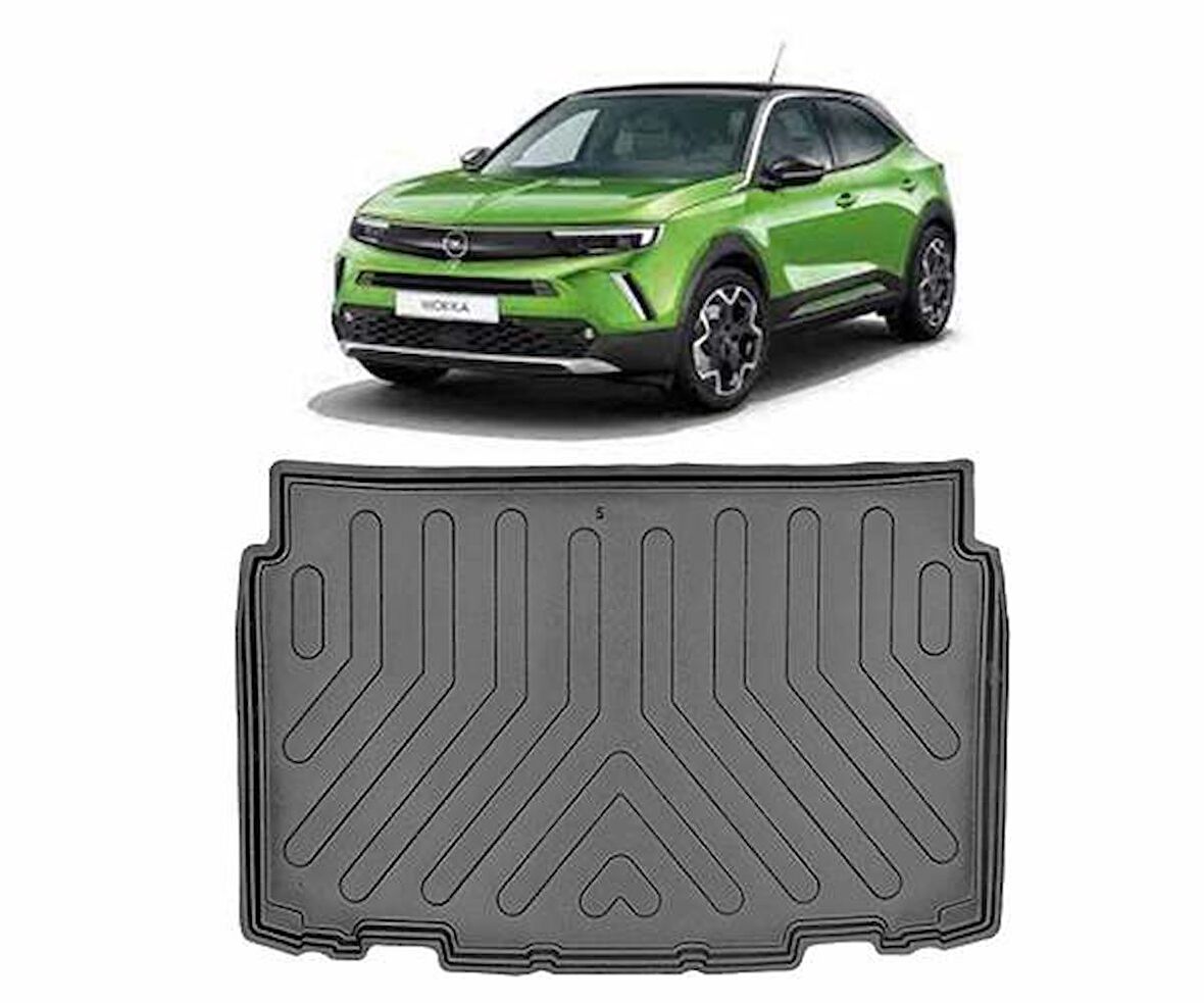Rizline Opel Mokka 2021 Sonrası 3D ALT Bagaj Havuzu Siyah